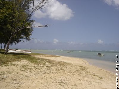 la plage devant